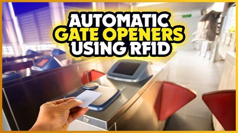 turn your rfid gate card into a remote gate opener|rfid gate opener stickers.